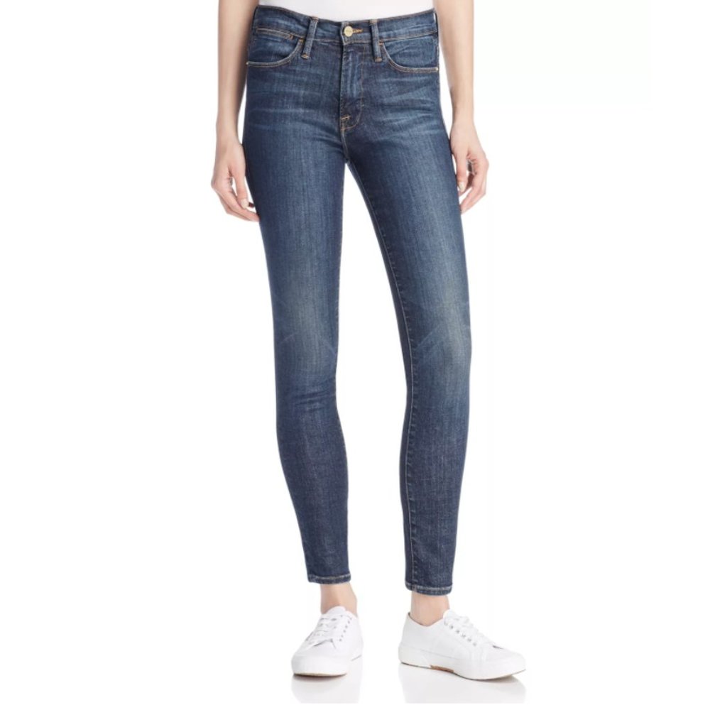 Frame le high skinny Harvard wash